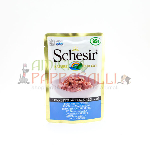 Schesir nature for cat tonnetto con pesce azzurro busta ...