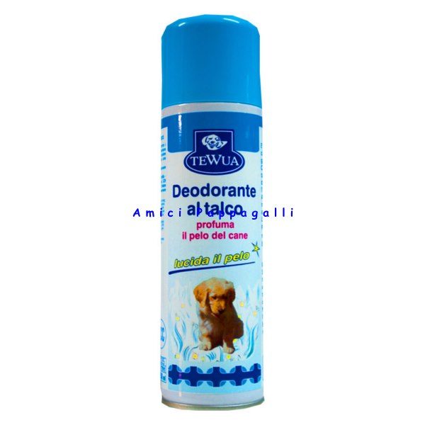 Deodorante per cani al Talco Tewua 600ml – profuma a lungo il pelo del cane