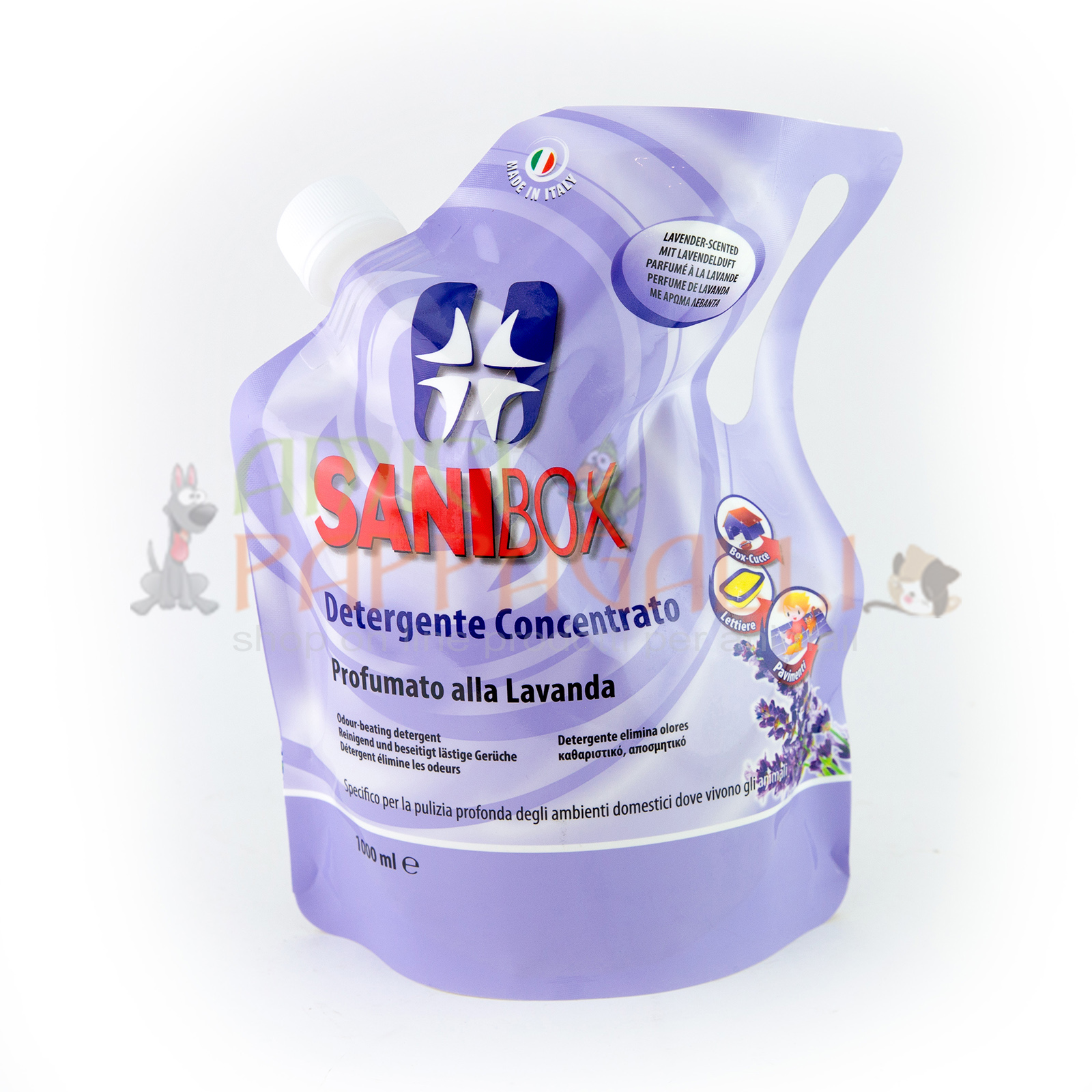 Sanibox Lavanda ml 1000 – detergente igienizzante per ambienti